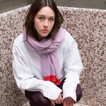 La Femme Garniture Sjaal Feline - pink lilac