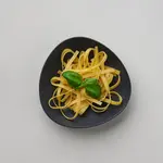 Ro Collection Plate Lava Stone N° 52 - Diam 21 cm