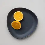 Ro Collection Plate Lava Stone N° 35 - Diam 27 cm