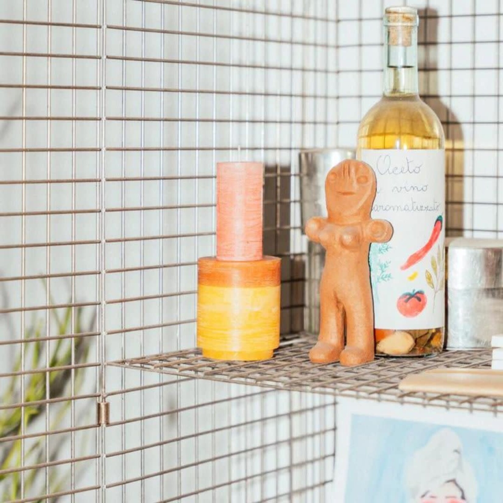 Candle stack 02 - geel