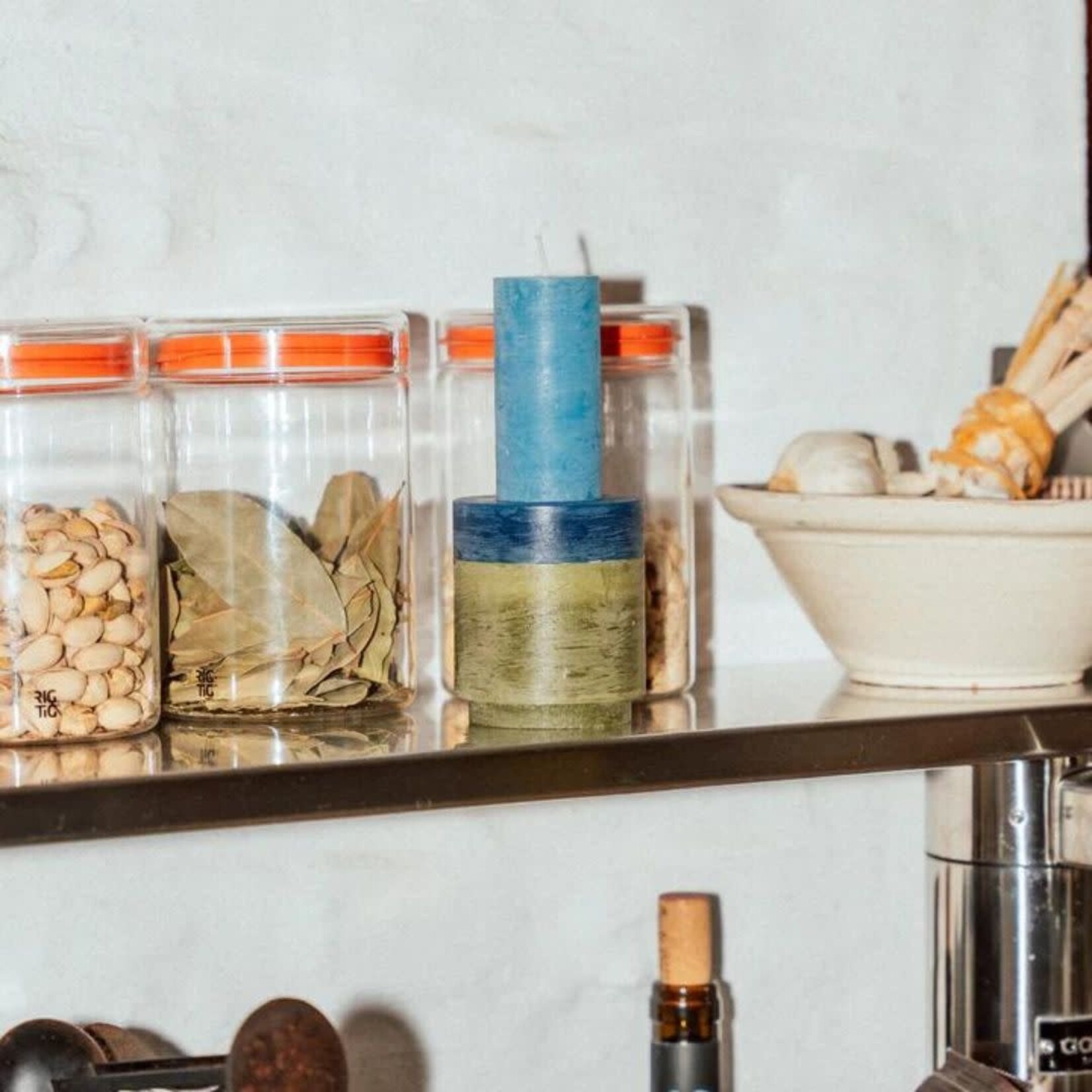 Candle stack 02 - groen