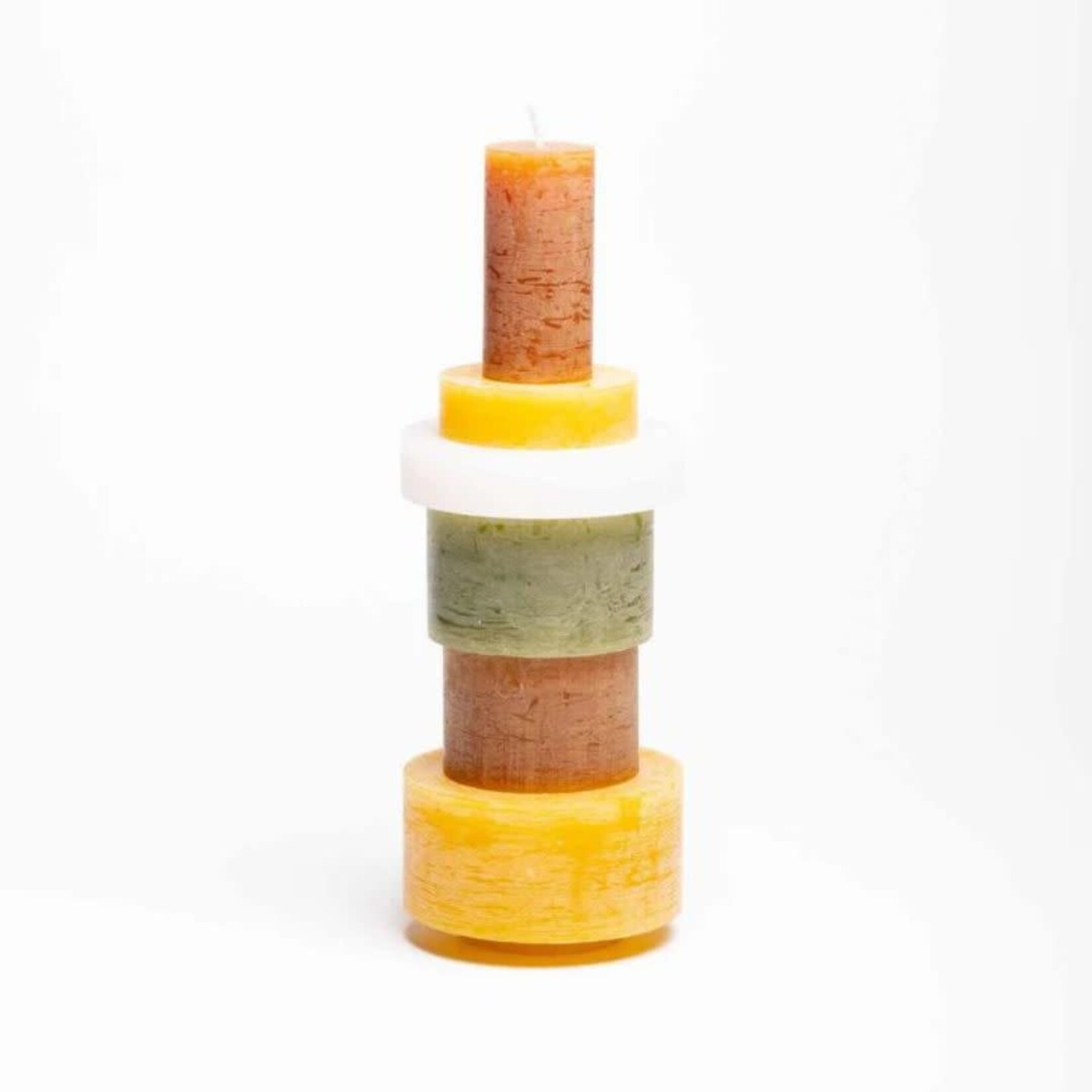 Candle stack 06 - geel