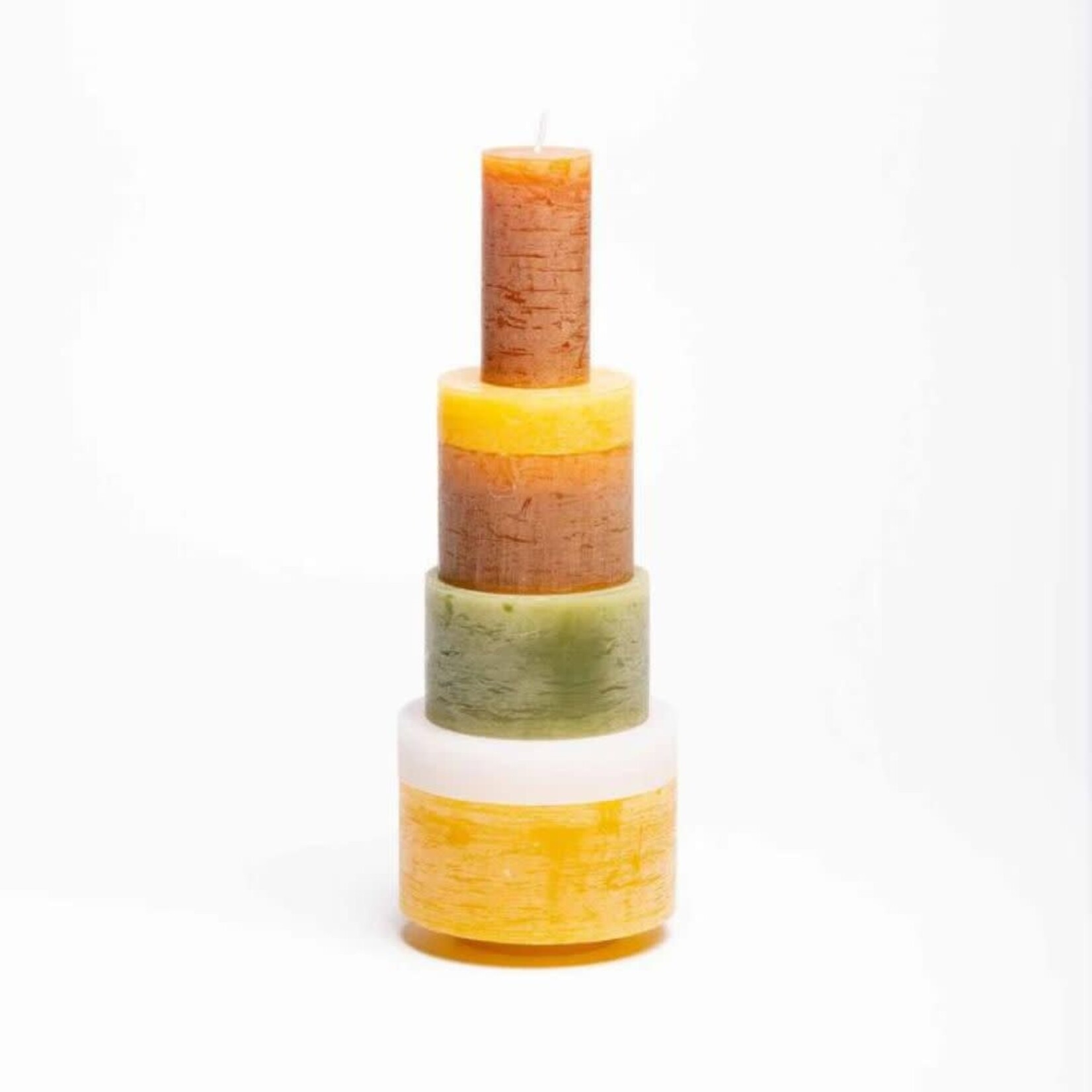 Candle stack 06 - geel