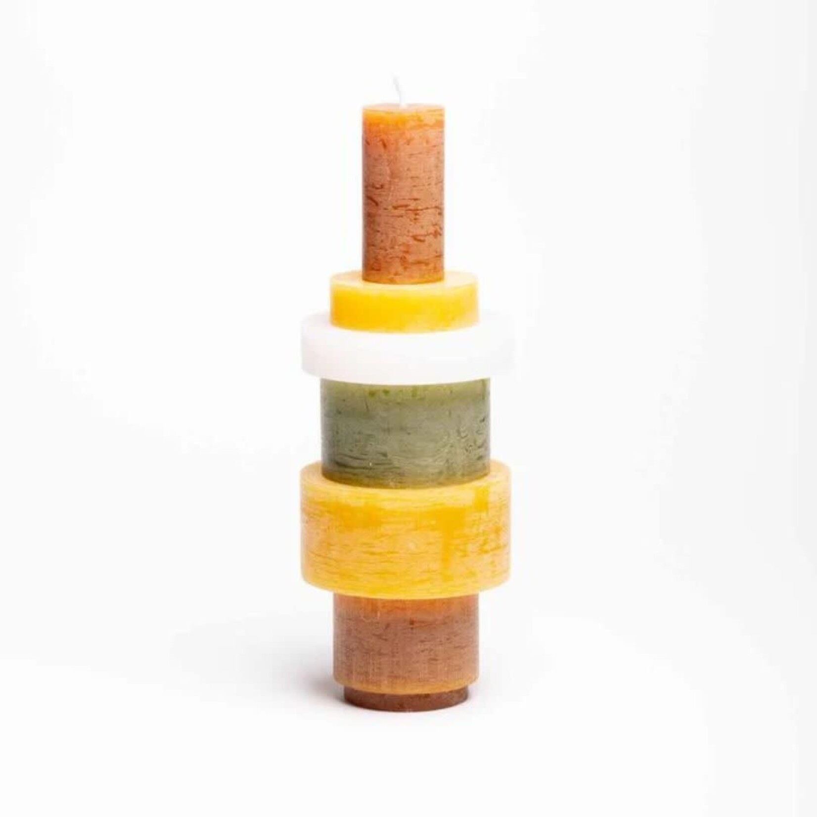 Candle stack 06 - geel