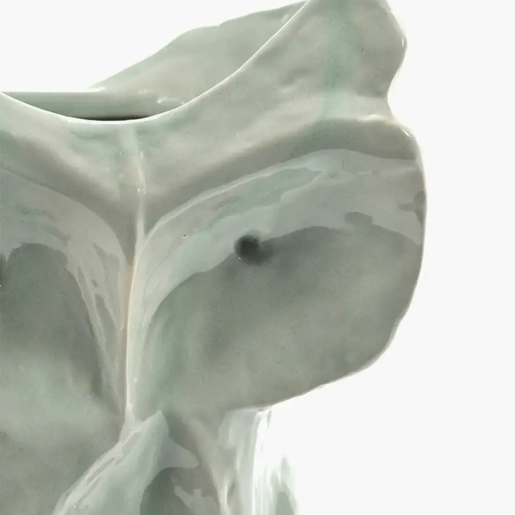 Owl Vase L - Lichtblauw After Midnight - Marni