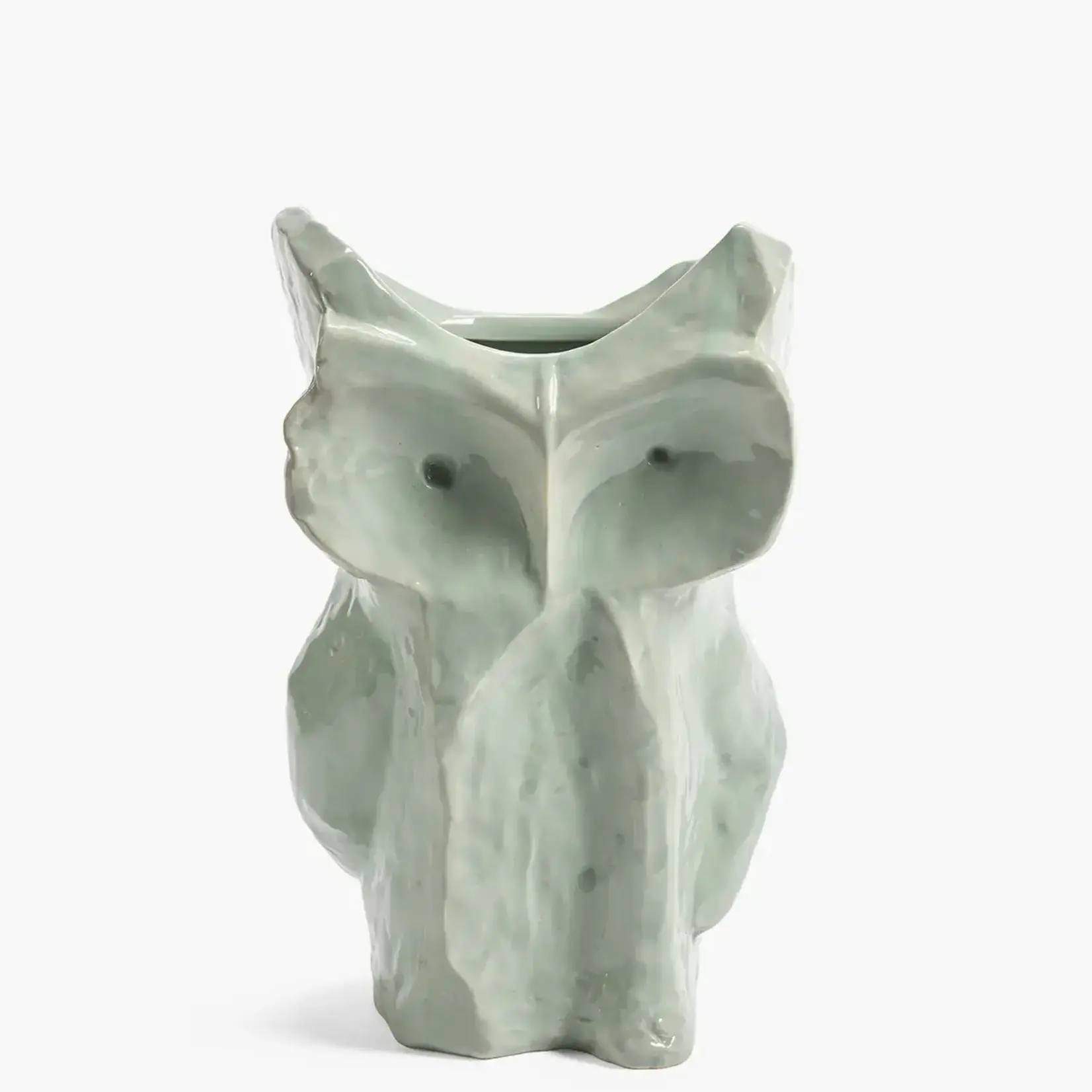 Owl Vase L - Lichtblauw After Midnight - Marni