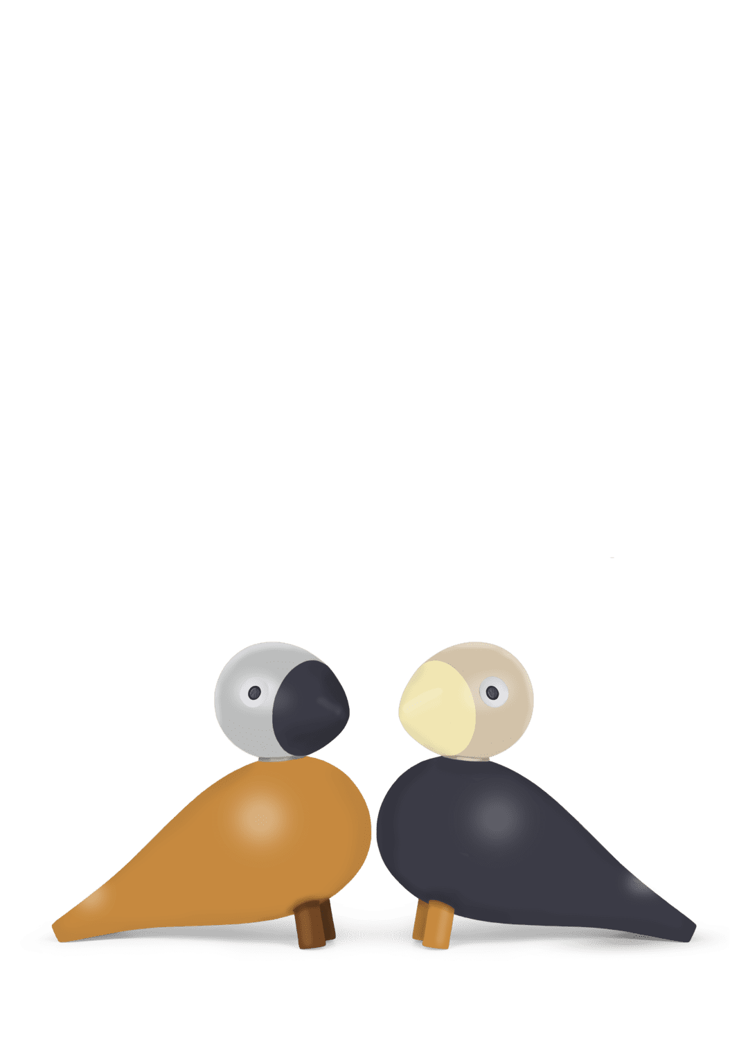 Lovebirds Kay Bojesen zwart - Stelling Wonen Lovebirds Kay Bojesen zwart - Stelling Wonen