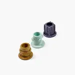 Kandelaar 01 – geglazuurd Molly - set 3 stuks