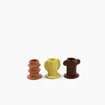 Kandelaar 02 – geglazuurd Molly - set 3 stuks