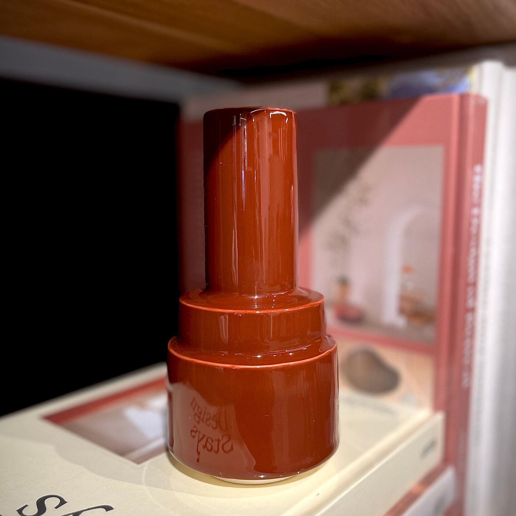 Stan Editions Stack vase 02 - brown