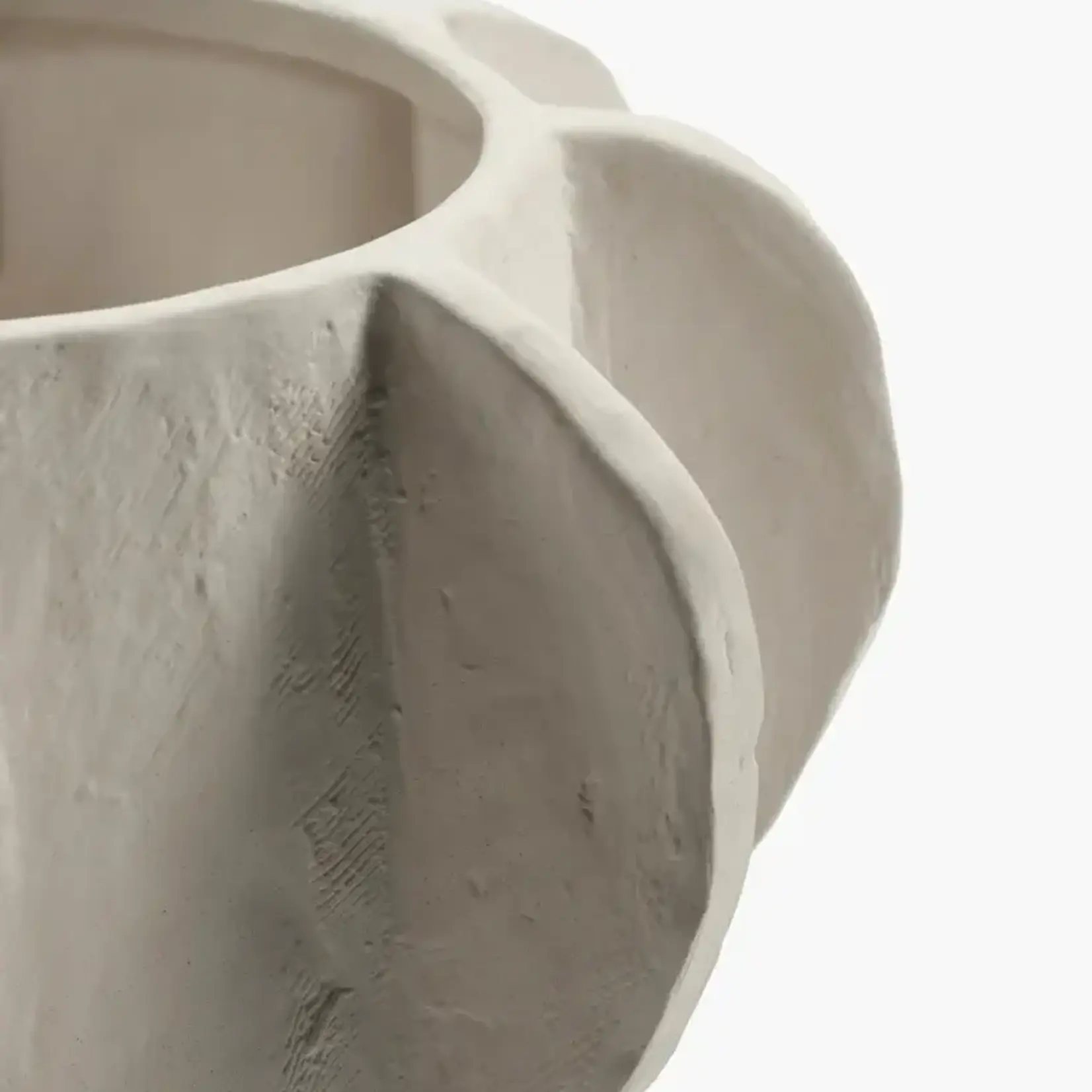 Bloempot beige molly - H 28 CM