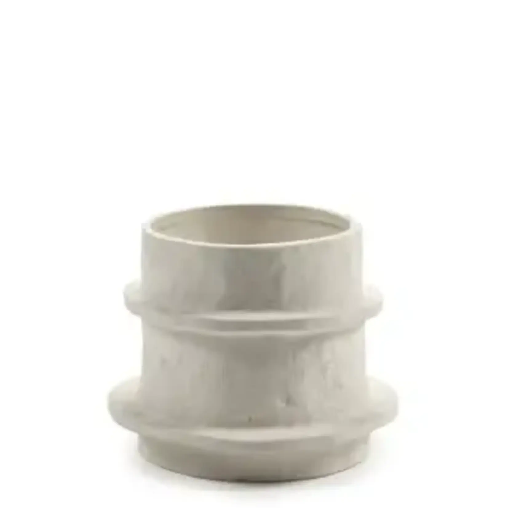 Bloempot beige molly - H 15,5 CM