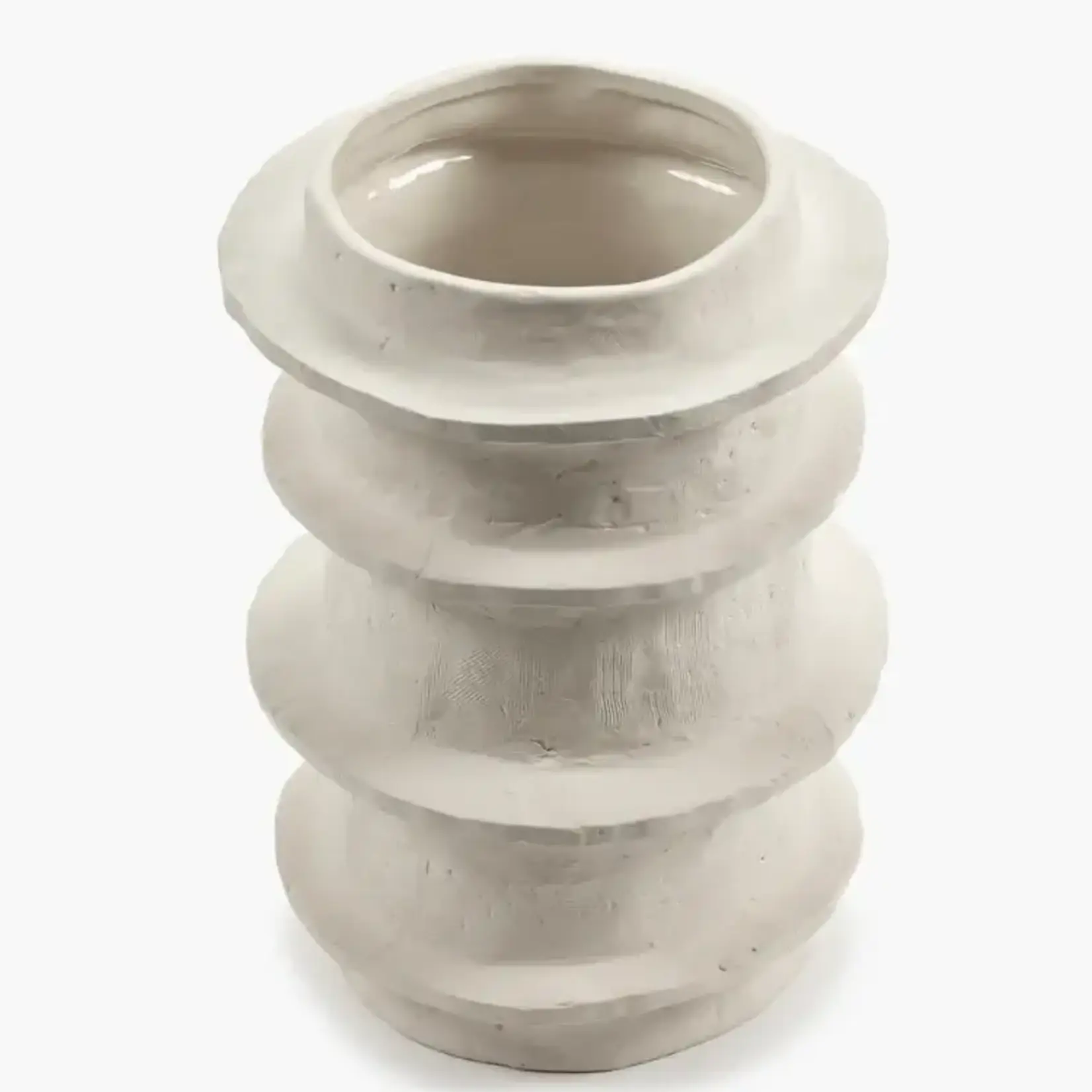 Bloempot beige molly - H 29 CM