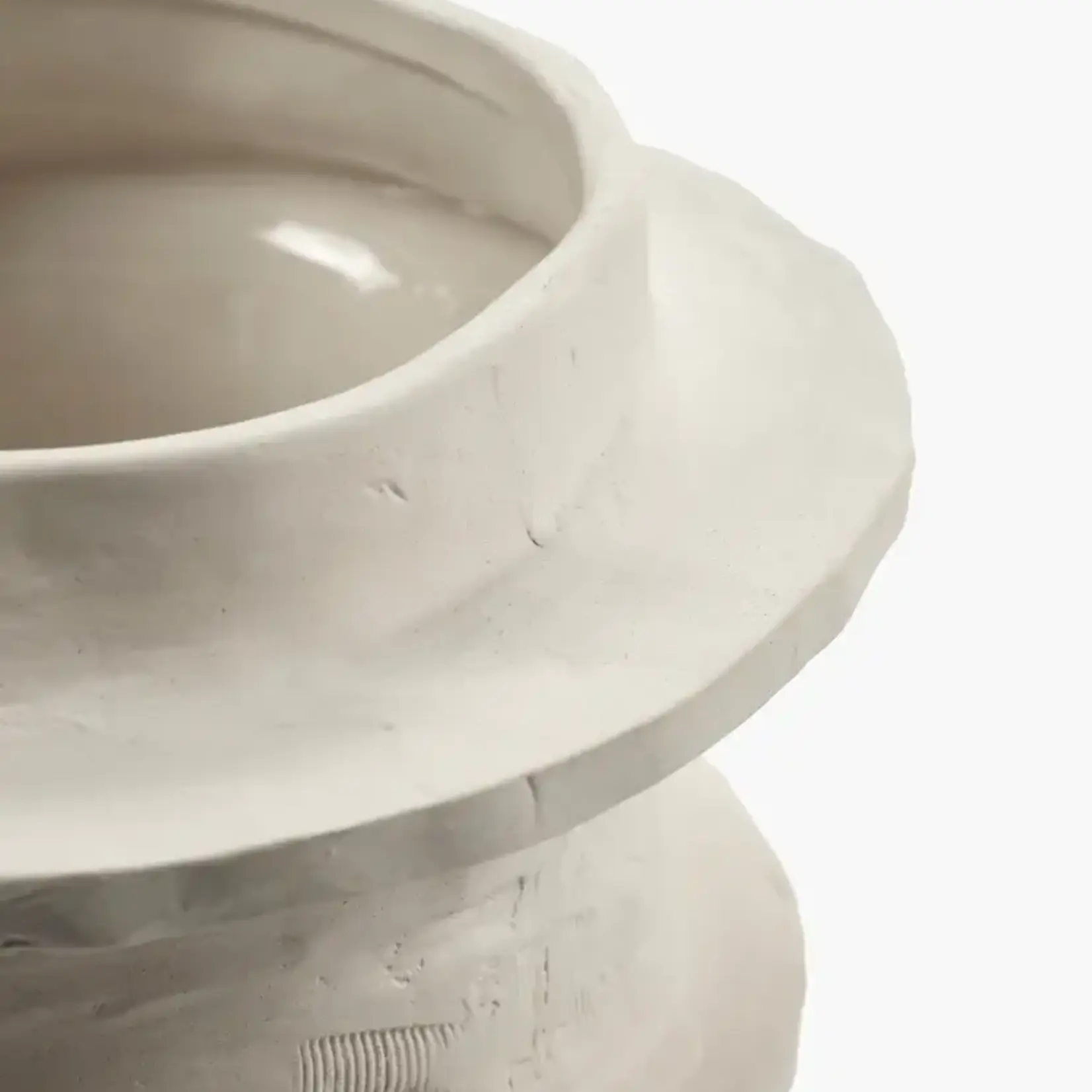 Bloempot beige molly - H 29 CM