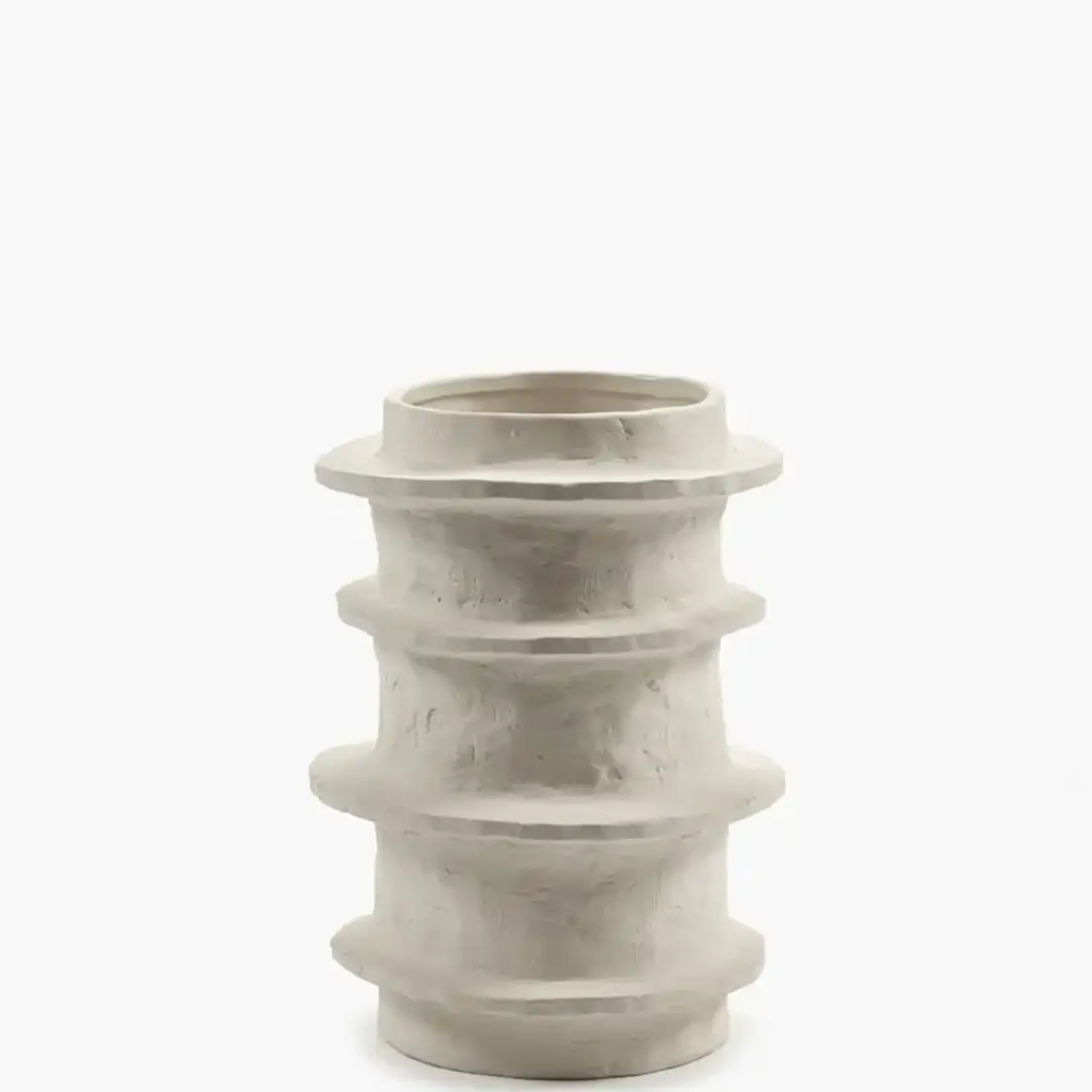 Bloempot beige molly - H 29 CM