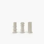 Kandelaar 03 – beige Molly - set 3 stuks