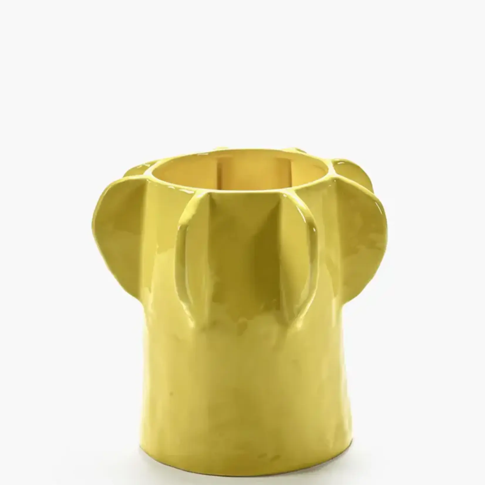 Bloempot geel molly - H 24 CM