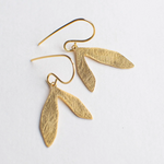 Fleur Fatale Siren- Little seaweed earhooks - goud