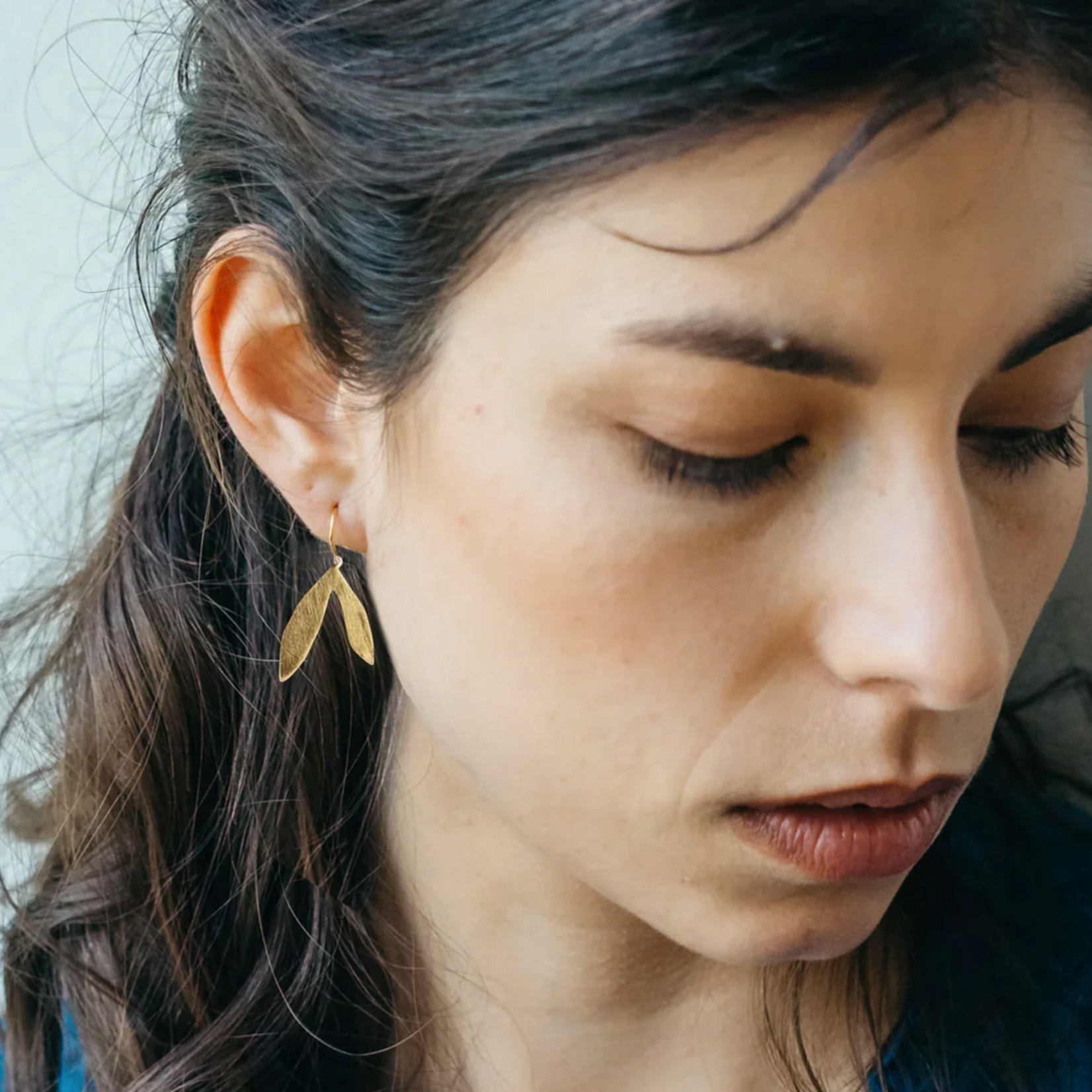 Fleur Fatale Siren- Little seaweed earhooks - goud