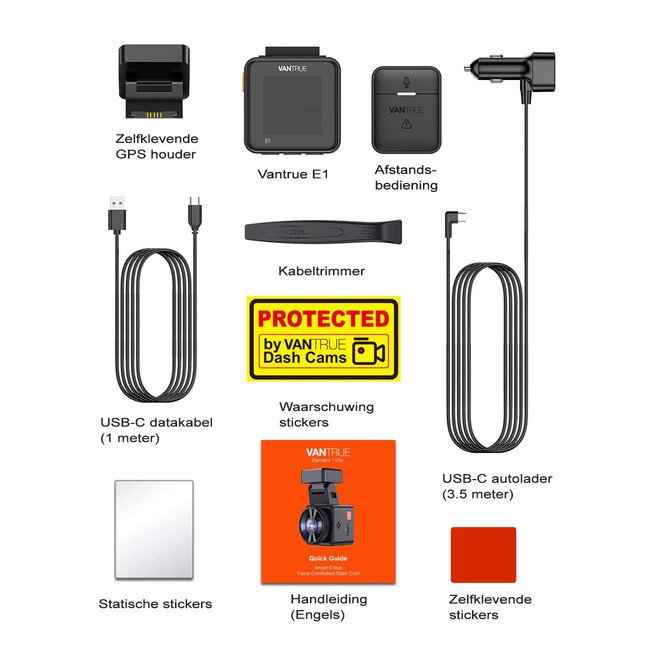 Vantrue E1 2K QuadHD Wifi GPS