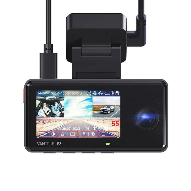 Vantrue E3 Triple 3CH 2K QuadHD Wifi GPS