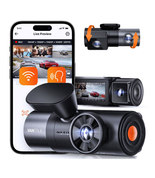 Vantrue N5 2K QuadHD 4CH Wifi GPS