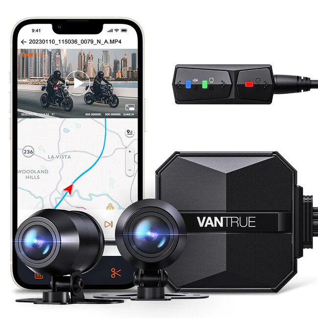 Vantrue F1 4K Dual Wifi GPS
