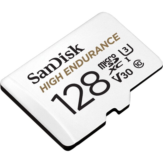 Sandisk 128gb High Endurance U3 V30 microSD kaart