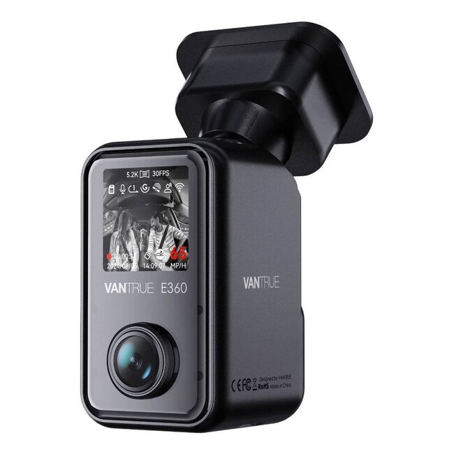 Vantrue E360 Plus Cloud 5K 3CH Wifi GPS 360 graden dashcam