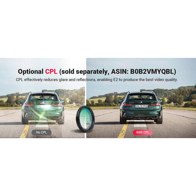 Vantrue E2 Pro Cloud 4K Wifi GPS dashcam