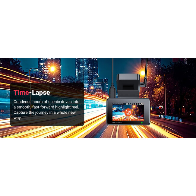 Vantrue E2 Pro Cloud 4K Wifi GPS dashcam