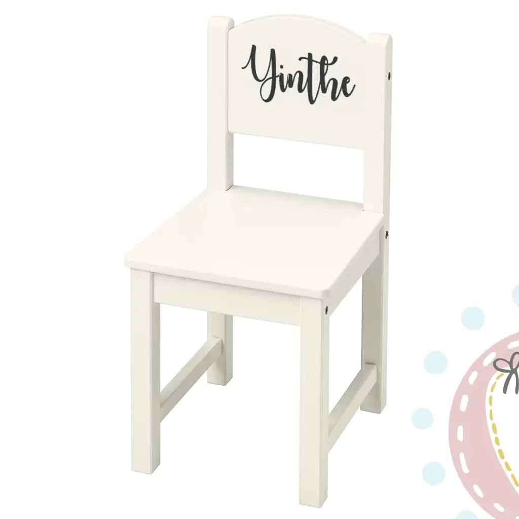 Geboortestoeltje met naam