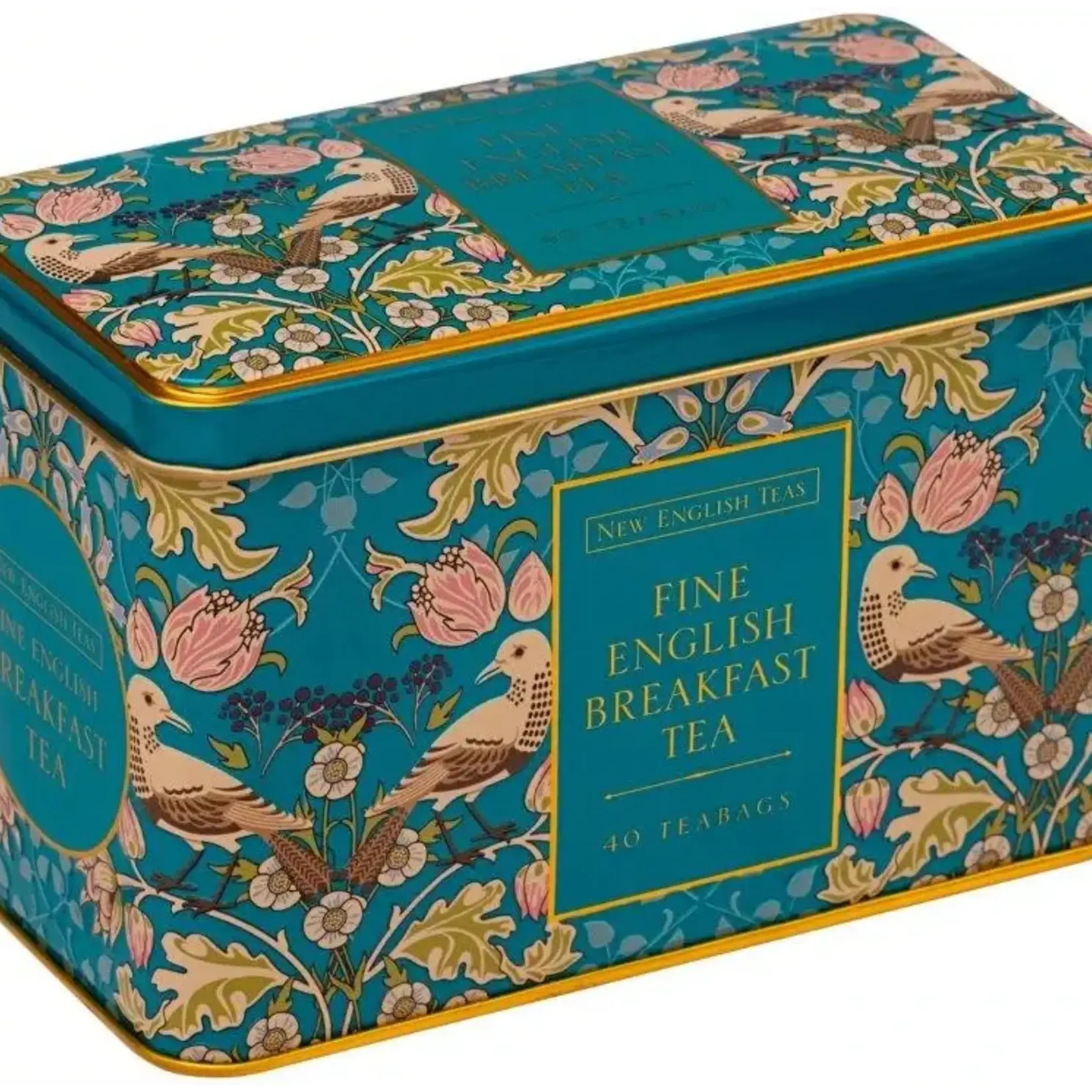Fine English Breakfast Tea Zanglijster Tin 40TB