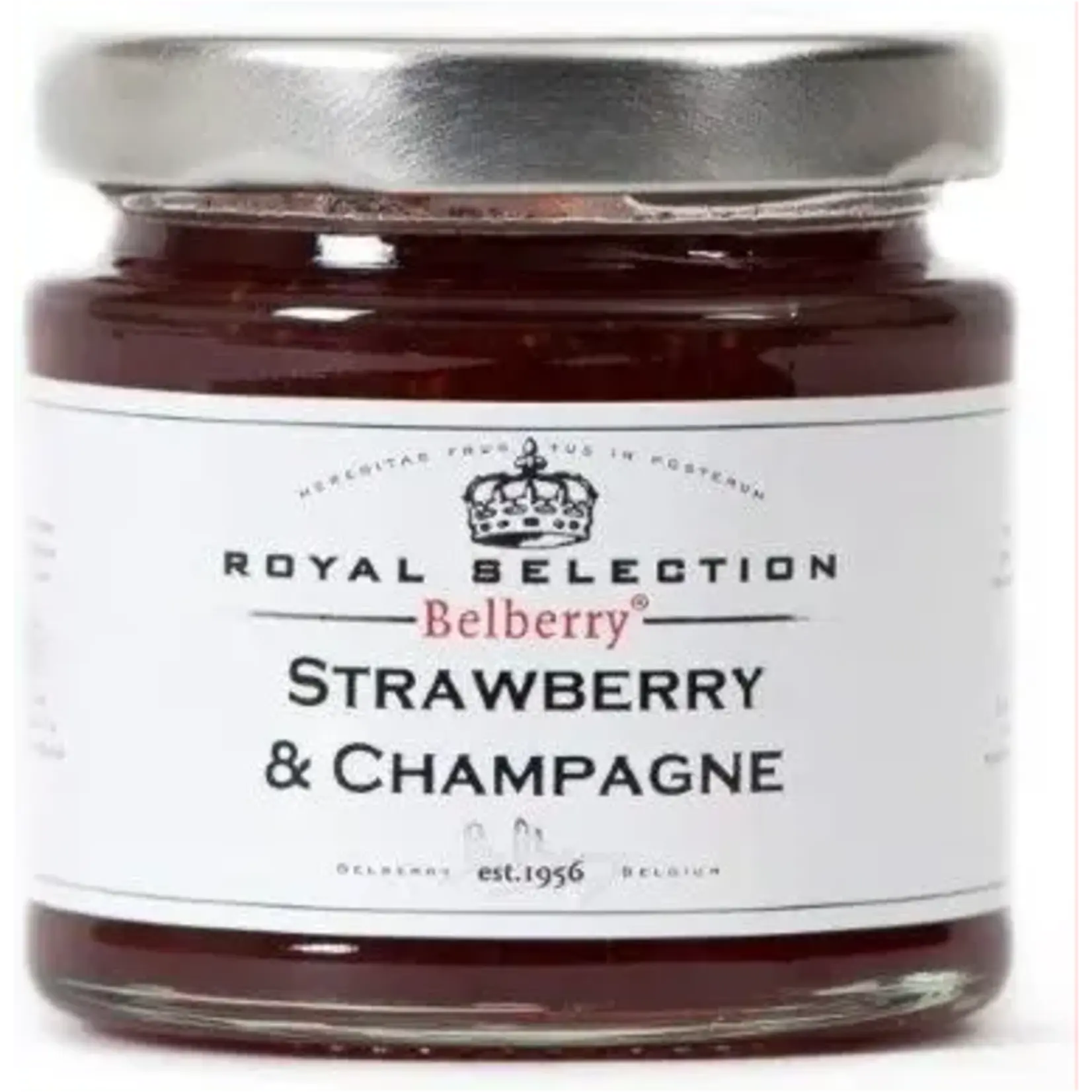 Belberry Strawberry & Champagne Confituur 130g