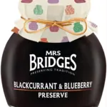Mrs Bridges Blackcurrant & Blueberry Preserve 340g
