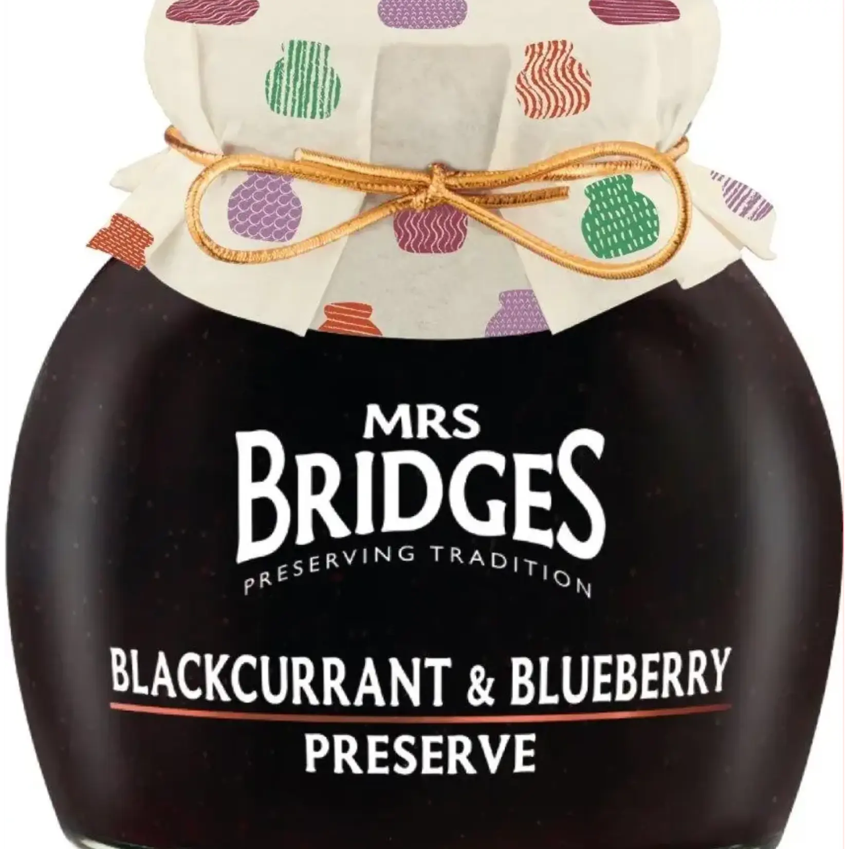 Mrs Bridges Blackcurrant & Blueberry Preserve 340g