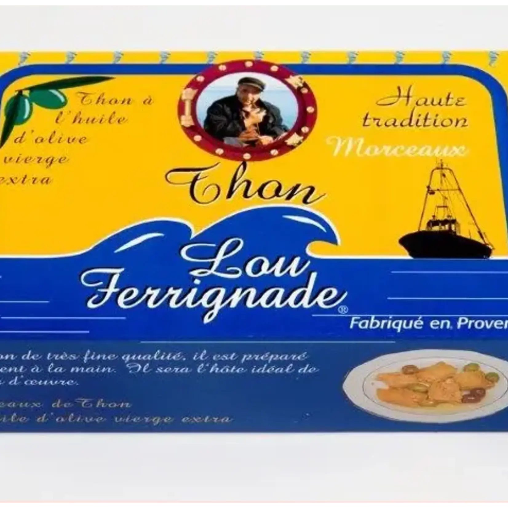 Lou Ferrignade Morceaux de Thon à l'Huile d'Olive Vierge Extra 115g