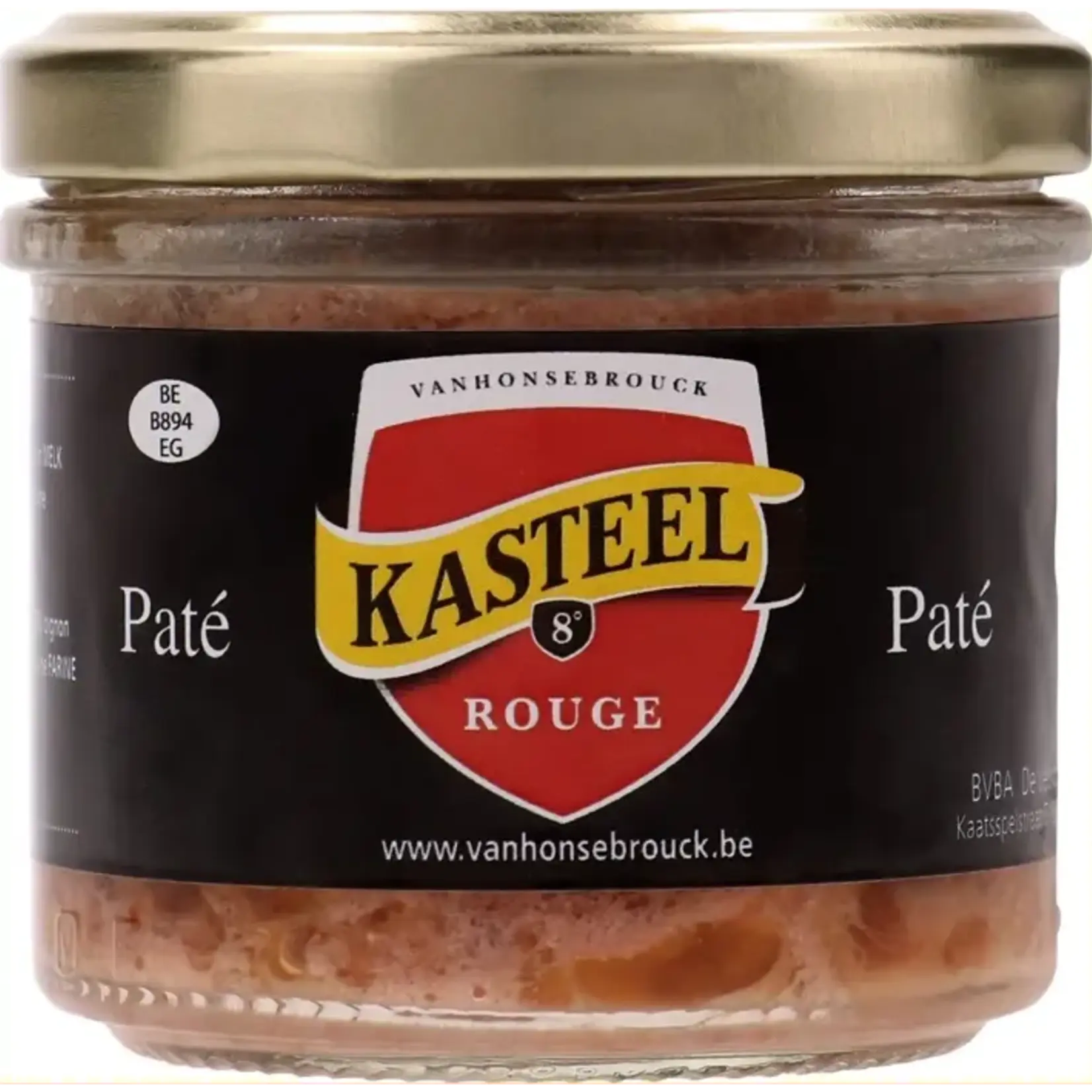 Paté met Kasteelbier Rouge 100g