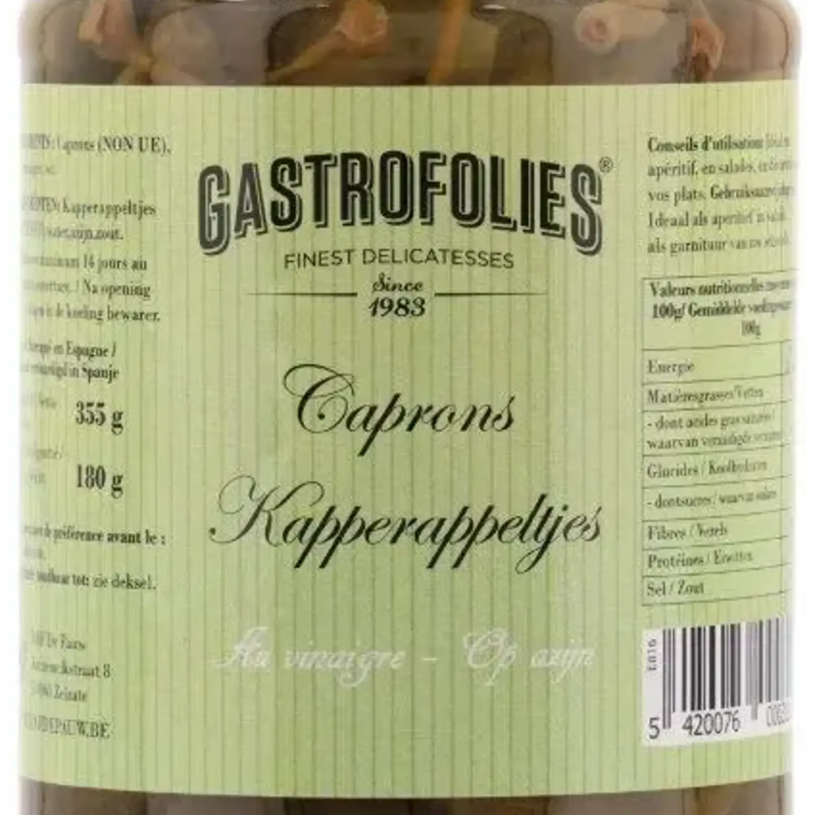Gastrofolies Kapperappeltjes 355g