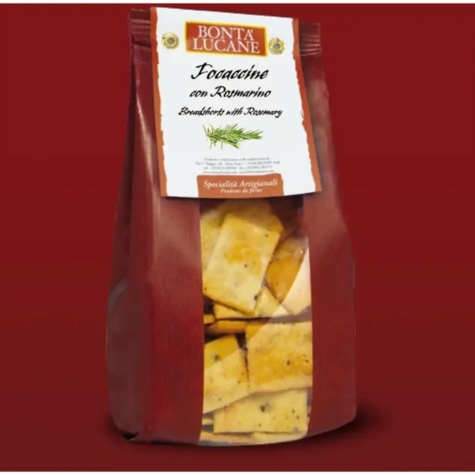 Bonta Lucane Focaccine con Rosmarino 200g