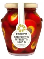 Pelagonia Cherry Peppers with Ricotta & Capers 280g