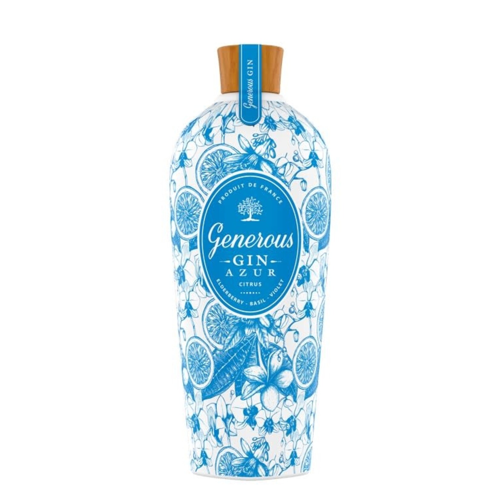 Generous Azur Gin 40% 70cl