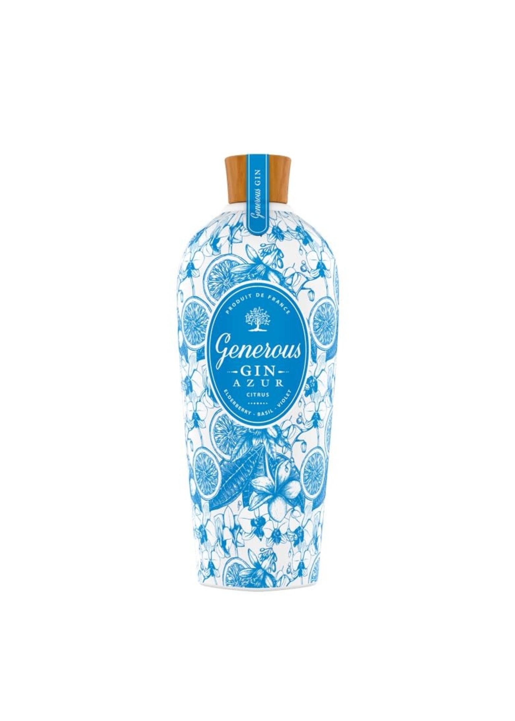 Generous Azur Gin 40% 70cl
