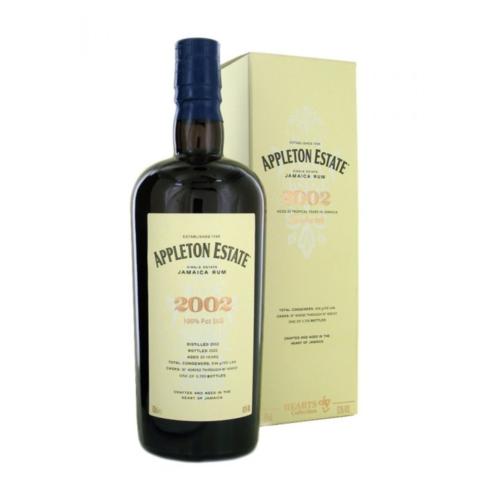 Appleton Estate 2002 Heart Collection 63% 70cl