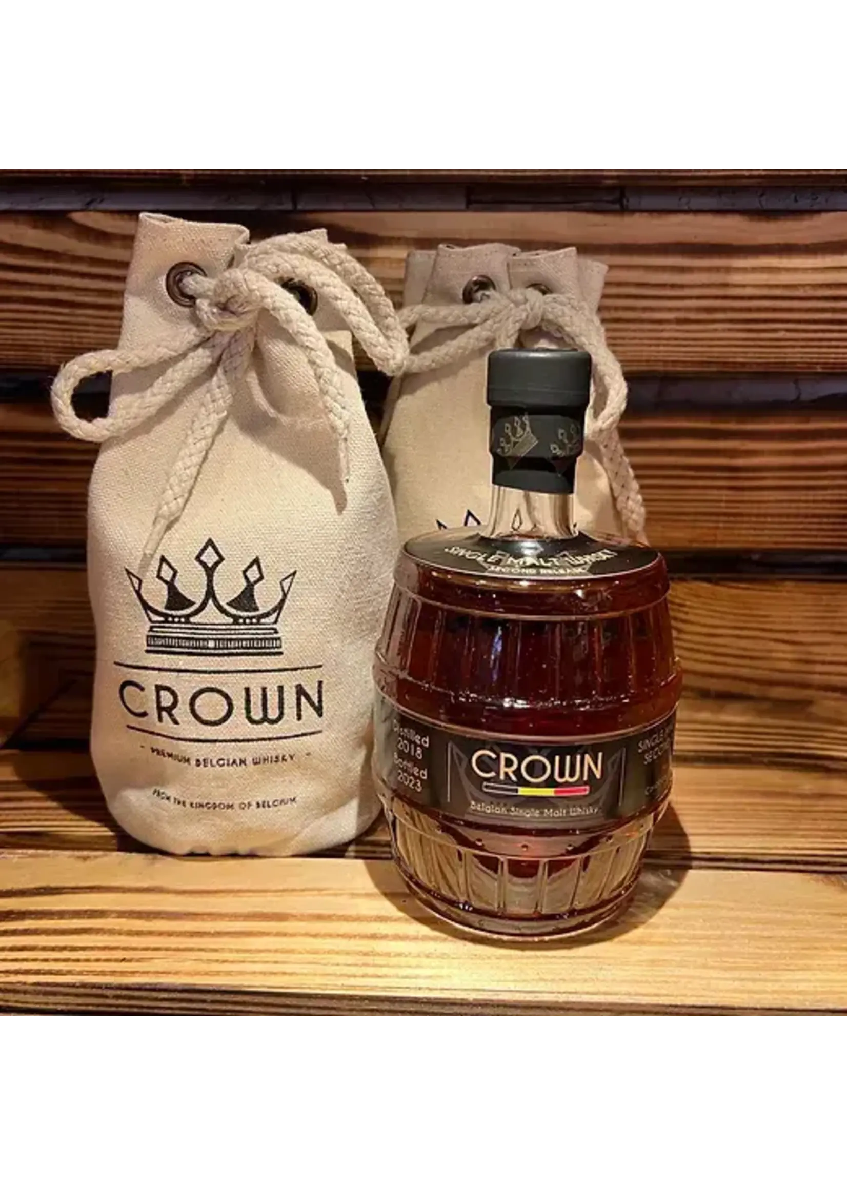 Crown - Belgian Single Malt Whisky - First Fill Caribbean Rum Cask 56,4% 50cl