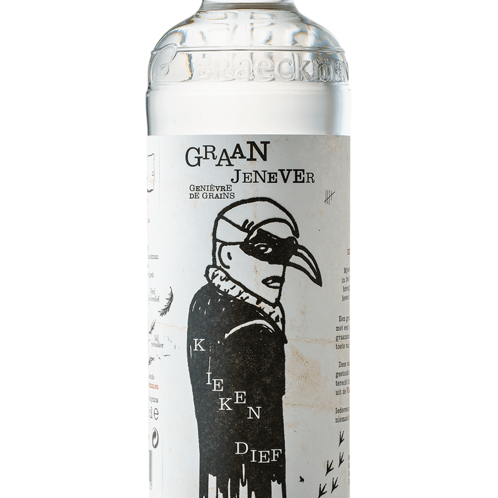 Braeckman Kiekendief Graanjenever 40% 70cl