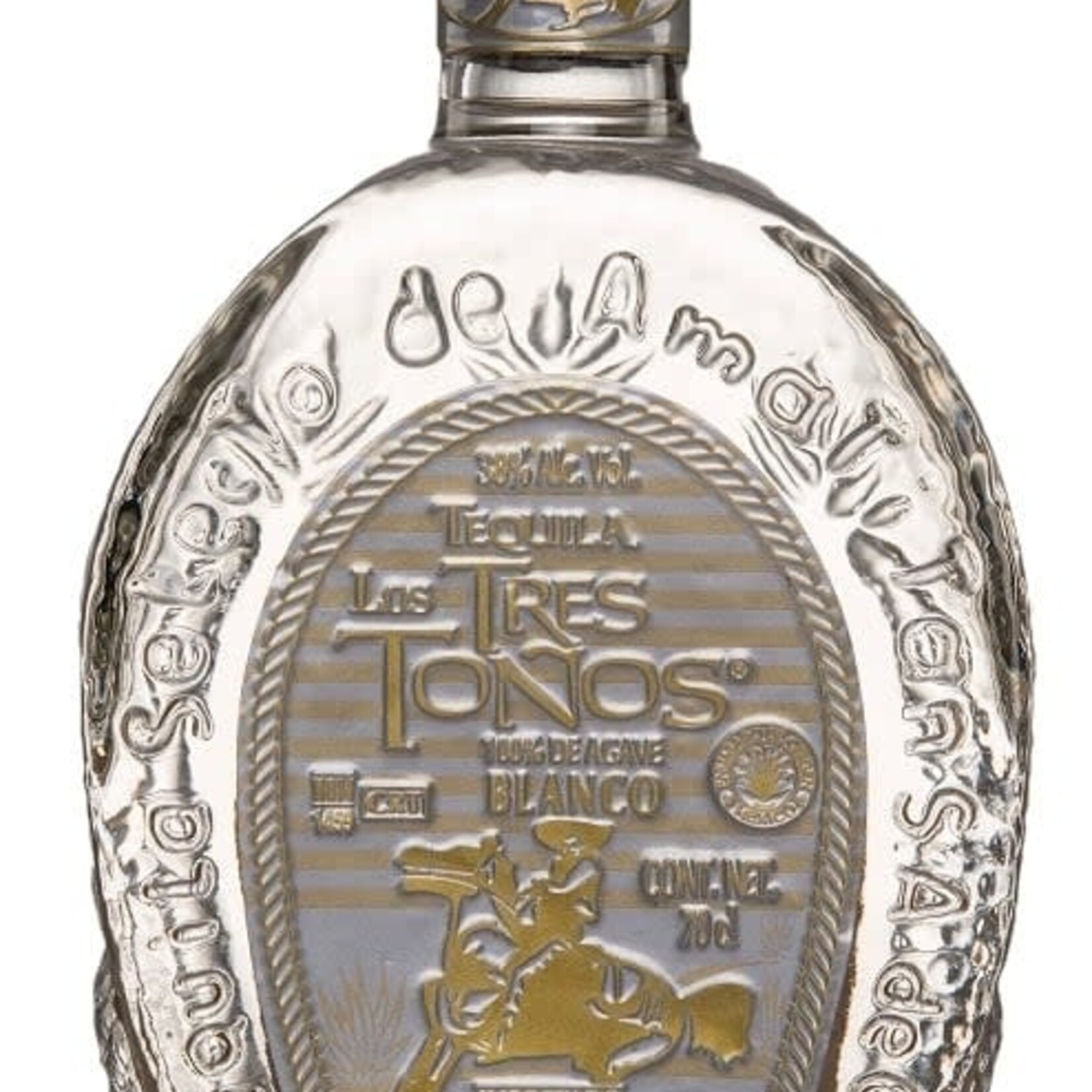 Tequila Los Tres Tonos Blanco 38% 70cl