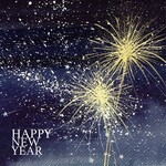 Happy New Year Servetten 20 stuks