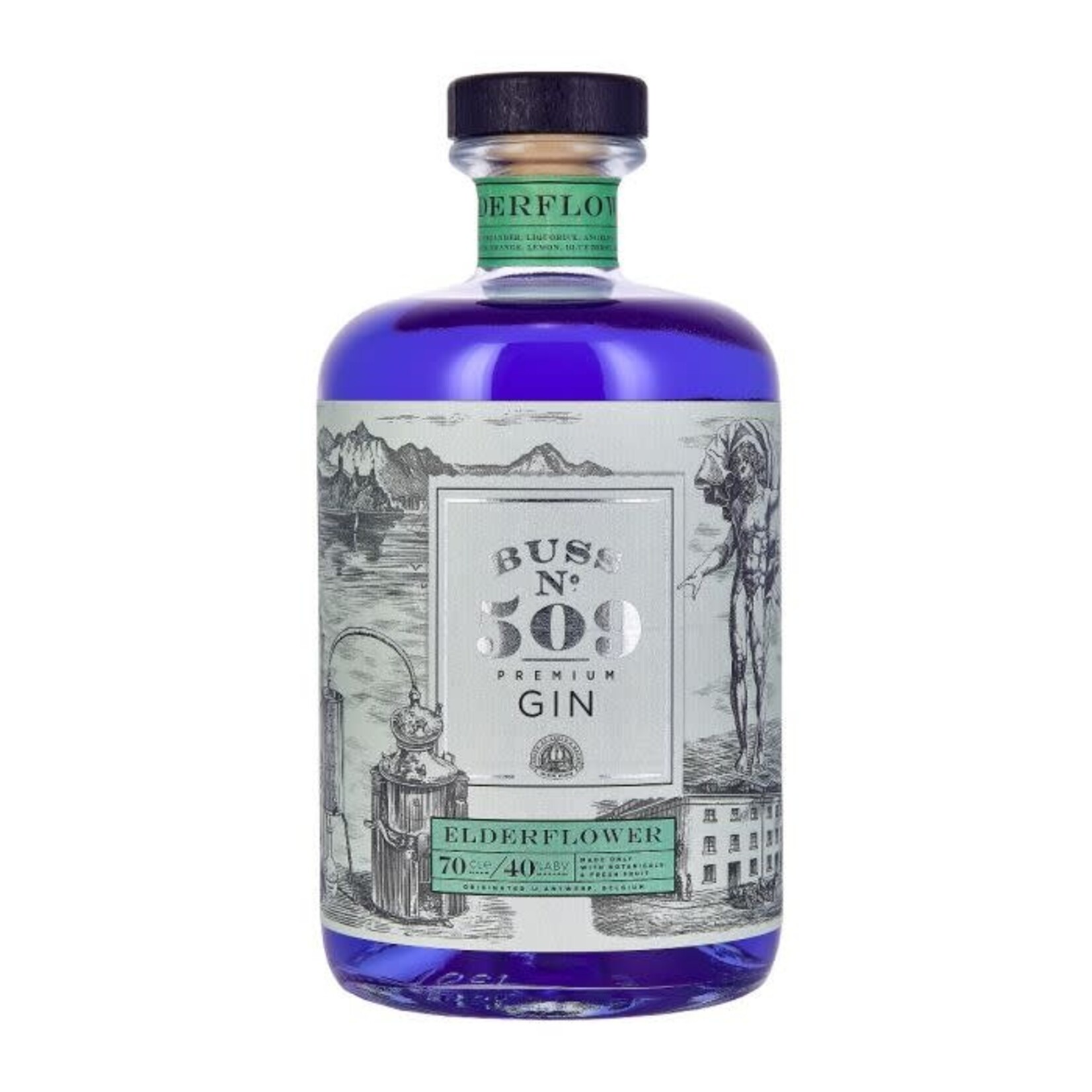 Buss°509 Elderflower Gin 40% 70cl