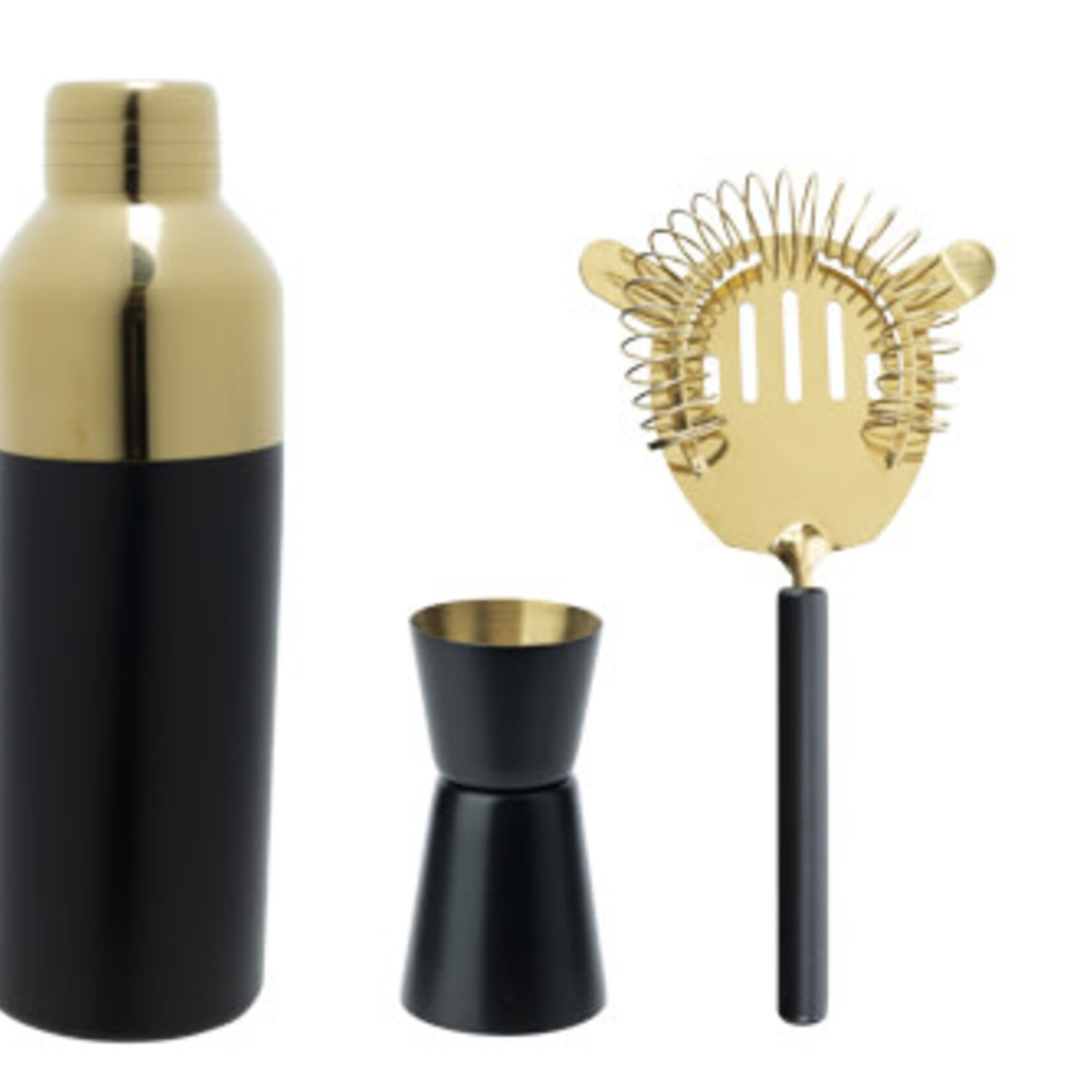 Cosy & Trendy Cocktailset Shaker 550ml + Barmaatje 15-30ml + Zeef
